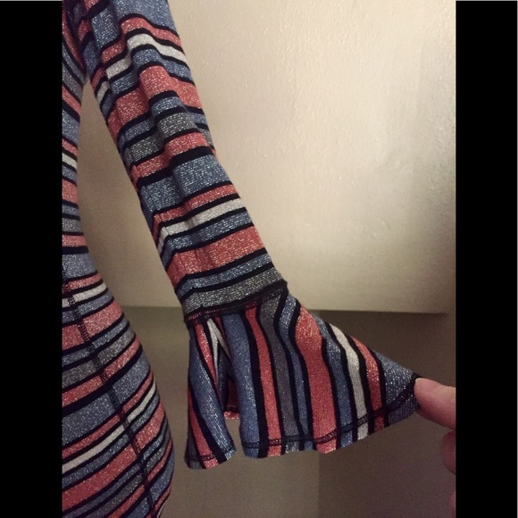 Free People sparkly striped top - Picture 4 of 5